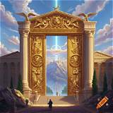 golden city gates of olympus